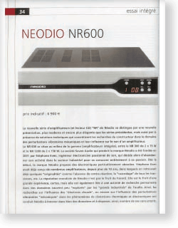 NR600 Stereo and Image
